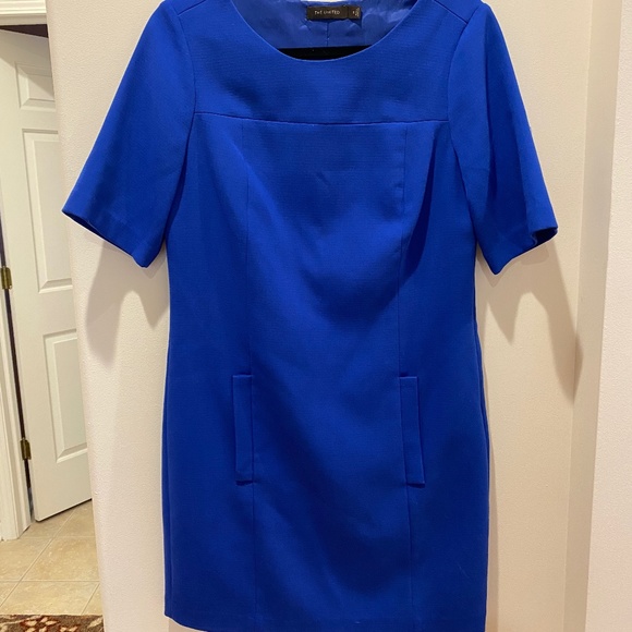 Women’s The Limited Blue Sheath Dress - Picture 1 of 4
